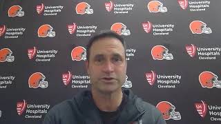 Browns acting coach Mike Priefer discusses the team again overcoming adversity.