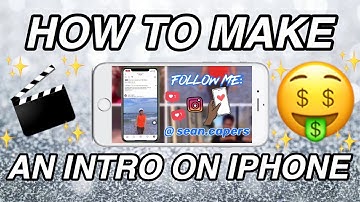 HOW TO MAKE AN INTRO ON IPHONE 📱(ADVANCED) | FREE APPS!!!