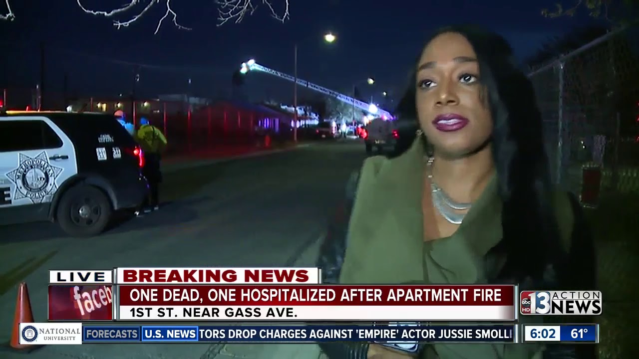 UPDATE: Deadly fire near downtown Las Vegas - YouTube