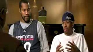 Allen Iverson and Rasheed Wallace on TNT Interview by John Thompson