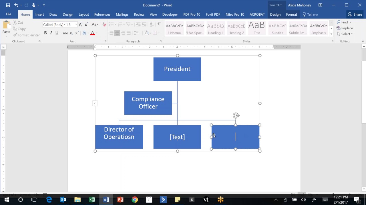 Creating Organizational Charts In Microsoft Office