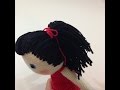 Crochet doll's hair - كروشيه شعر دميه