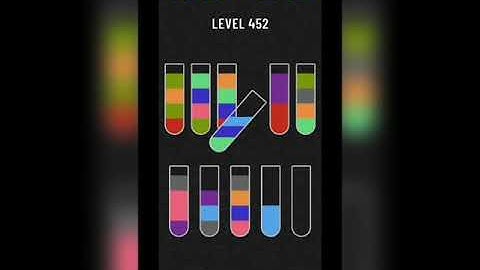 Water sort puzzle level 452