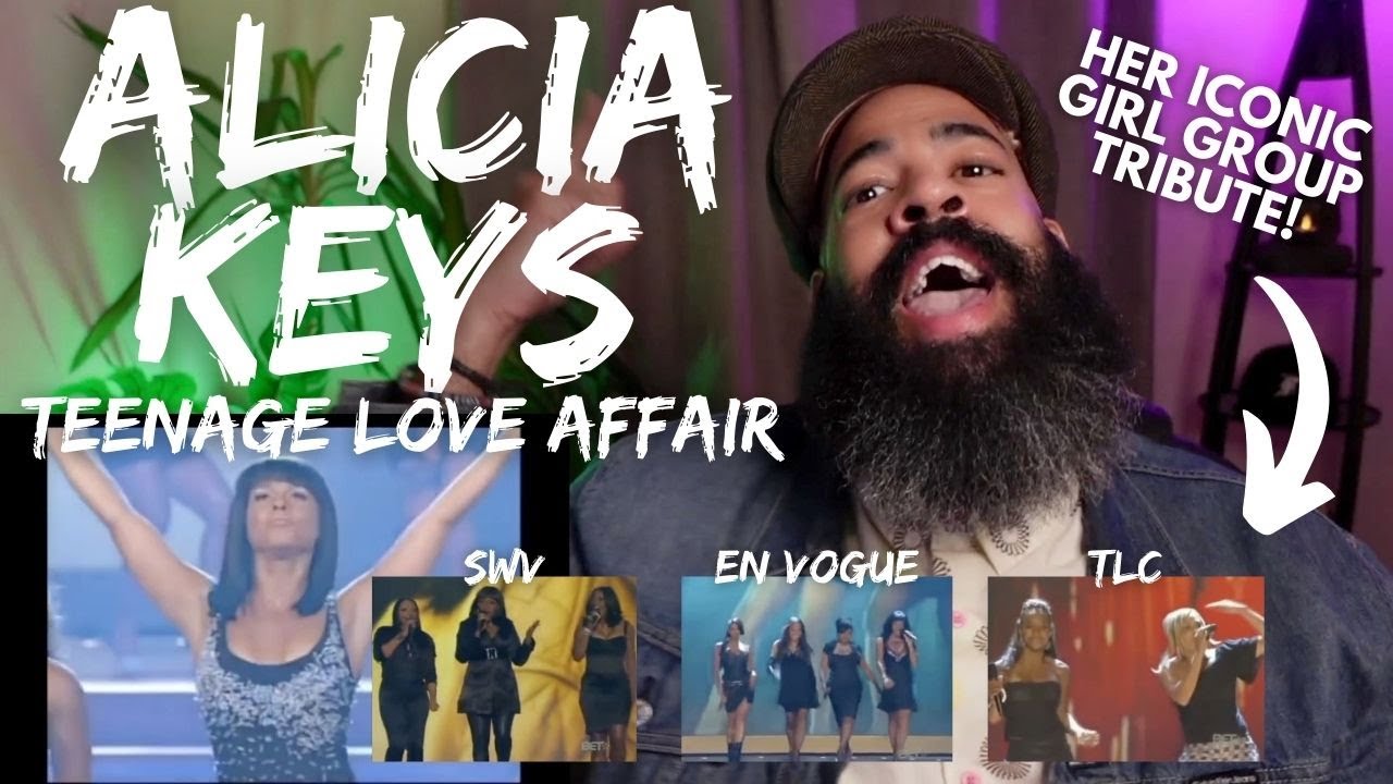 ALICIA KEYS - 2008 BET AWARDS GIRL GROUP MEDLEY - REACTION - YouTube