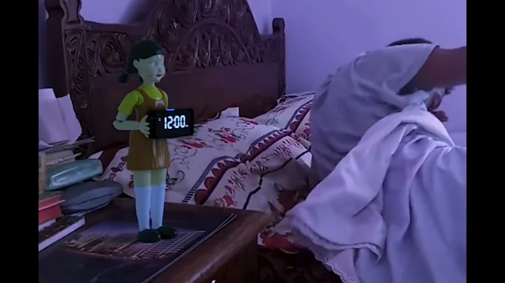 New Squid Game Alarm Clock To Wake You Up, Red Light Green Light Doll Clock Funny Doll 🤣😂🤣