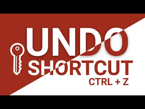 Undo shortcut key in notepad++