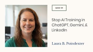Stop AI Training in ChatGPT, Gemini, & LinkedIn