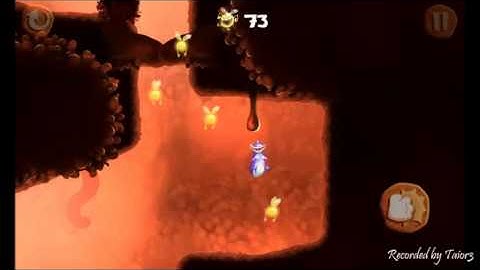 Rayman Fiesta Run Level 26 The Animal Inside Walkthrough PERFECT 100%
