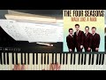 Walk Like A Man - The Four Seasons  - Piano