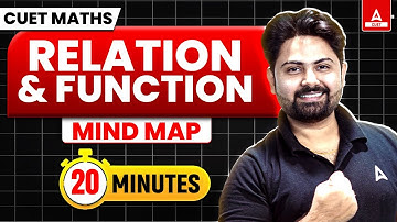 Relations & Functions in 20 Minutes | CUET 2025 Maths Chapter 1 One Shot | By Shashank Sir