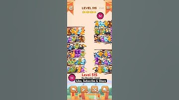 #bird #sort 2 #color #puzzle #level 515 #birdsort #colour #gaming #viral #trending #shorts #solution