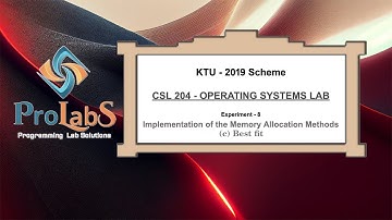KTU-2019-CSL-204-Operating Systems Lab-Experiment - 8(c) - Best fit memory allocation