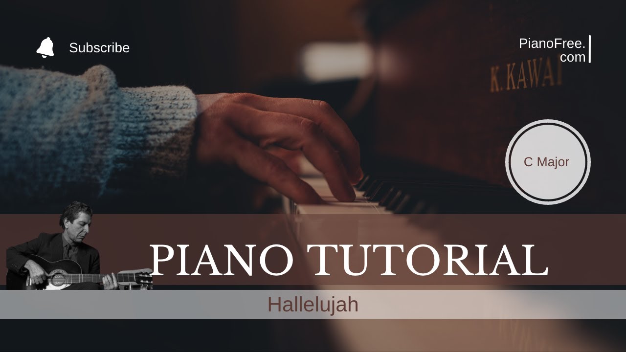 How to Play Hallelujah on Piano StepbyStep Tutorial for Beginners