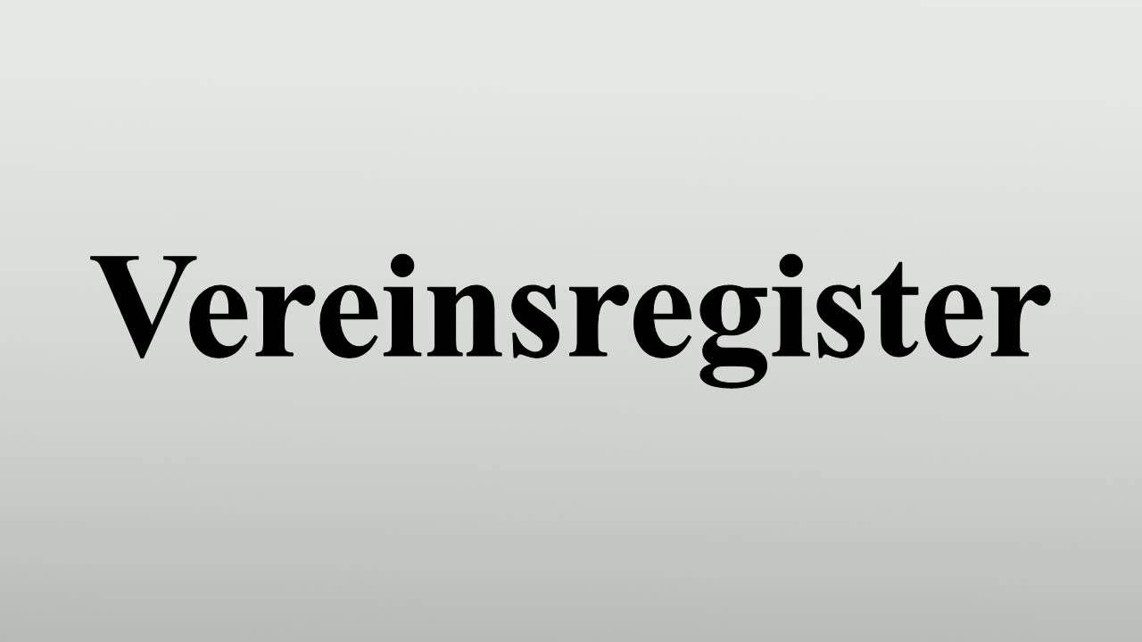 Vereinsregister