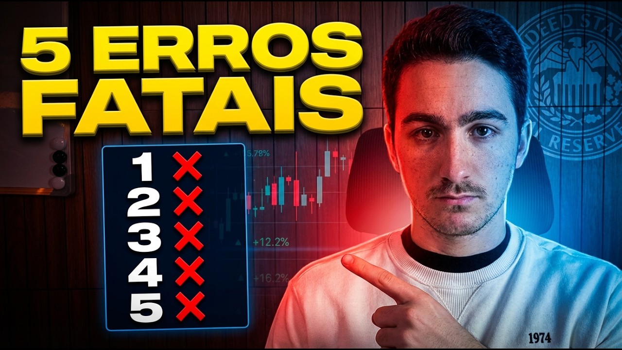 Os 5 erros que te fazem perder dinheiro a investir!