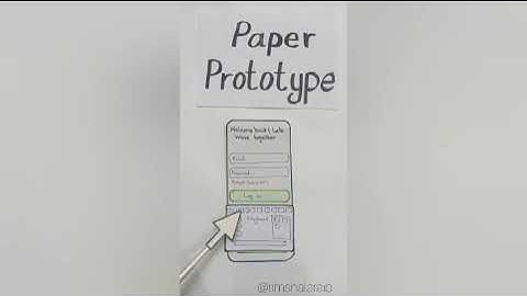 Paper Prototype of a Mobile Fitness App 