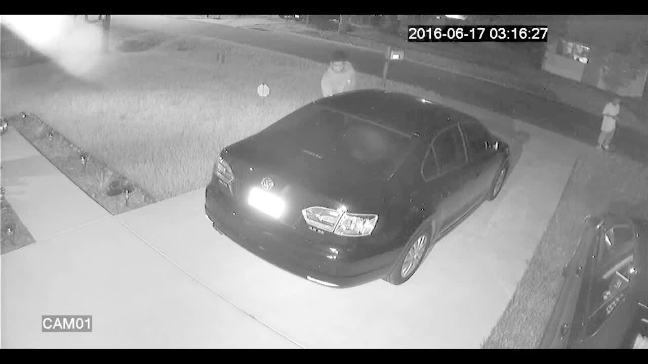 Tampa car burglary suspects caught on camera - YouTube