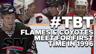 #TBT: The Flames & Coyotes meet for first time in 1996