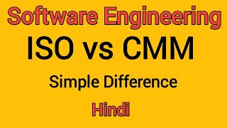 Lec-21 Difference Between ISO and CMM 