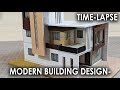 Time lapse  25x35 modern residential building design