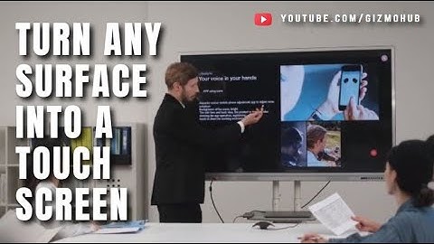 I-MANTA : TURN ANY SURFACE INTO AN INTERACTIVE TOUCH SCREEN | Kickstarter | Gizmo Hub