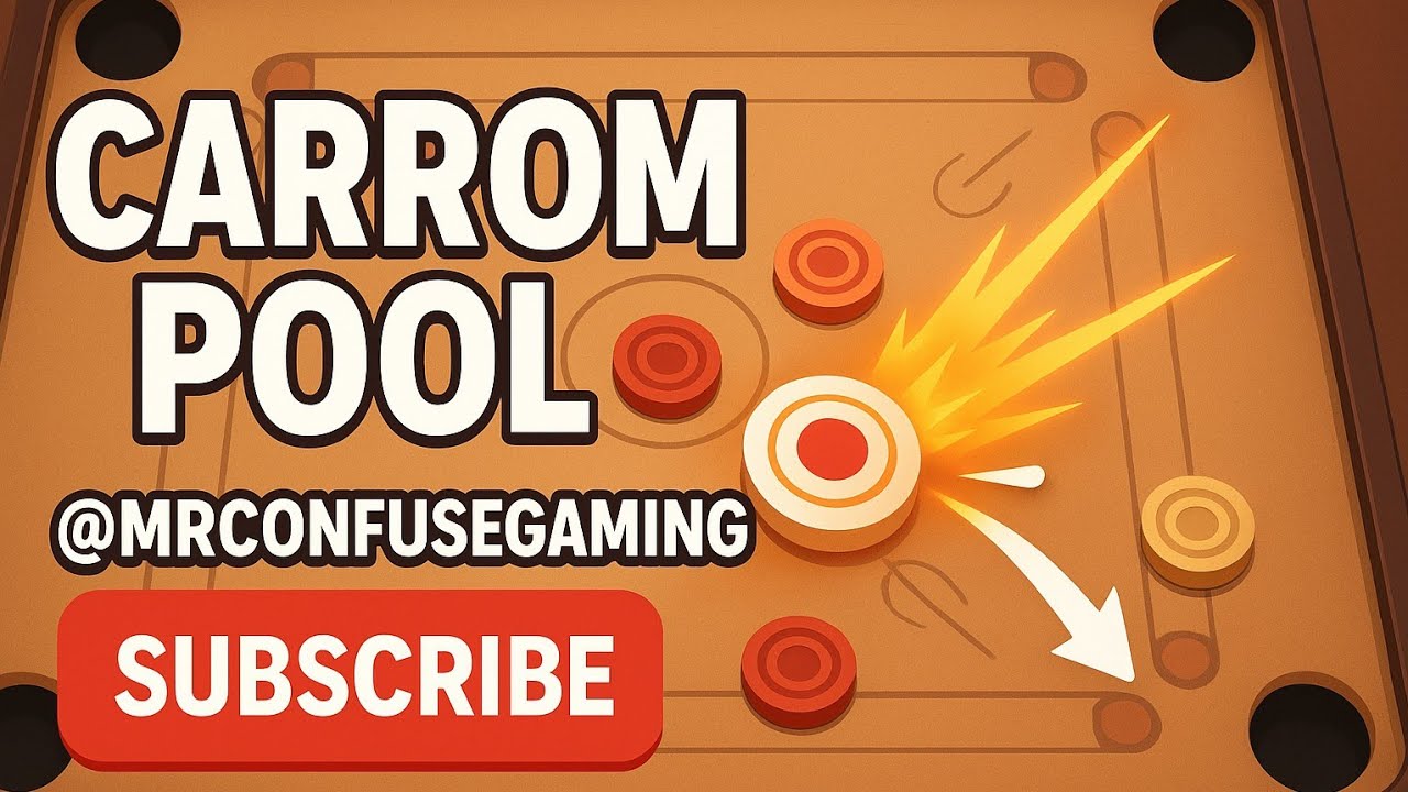 🎲 “Skill vs Skill | Fair Gameplay in Carrom Pool” @mrconfusegaming
