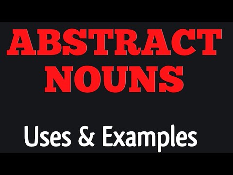 ABSTRACT NOUN SENTENCE examples | #21 sentences with Abstract Nouns | #Learn English Easily