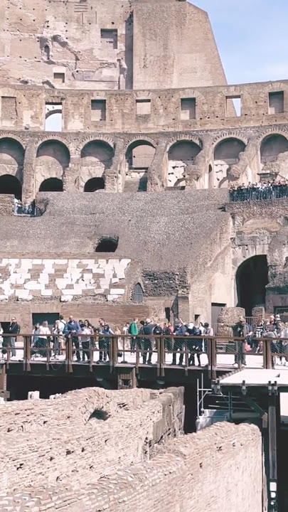 Inside the Colosseum: Echoes of Ancient Rome 🇮🇹🏛️ #shorts #rome #travel #italy #viralshort