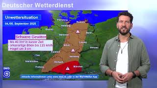 04.09.2025 Unwetterinformation - Deutscher Wetterdienst Dwd