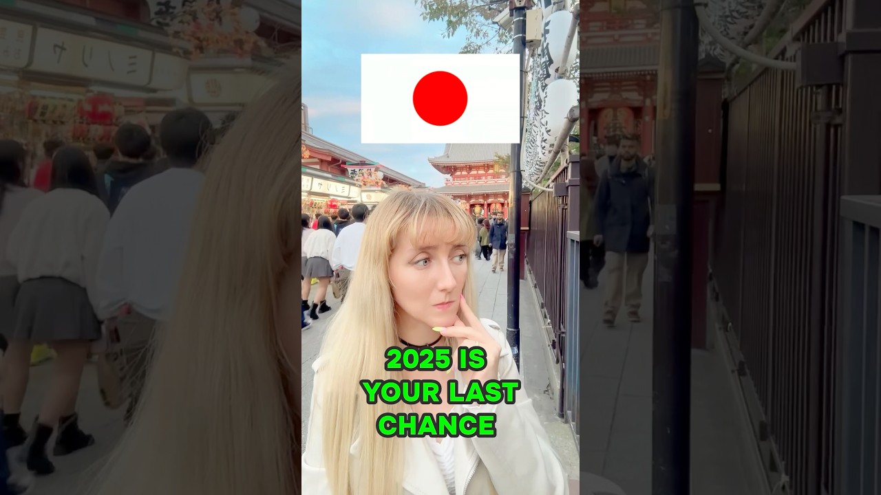 This is your LAST CHANCE to travel to Japan profitably 🤧 New law? #japan #tokyo #travel #shorts