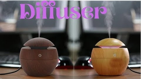 How to use Aromatherapy Essential Oil Diffuser| Ultrasonic Mist Humidifier (7led colours)| @Rs.499