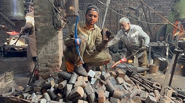 Watch! This Rusted Bar Become a Perfect Pickaxe || Unreal Forging Skills!