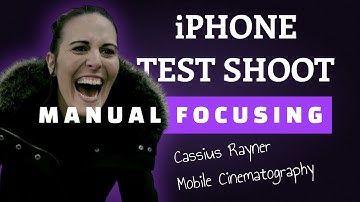 Manual focus using Filmic pro with mobile filmmaking