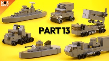 Lego Military Mini Vehicles - Part 13 (Tutorial)