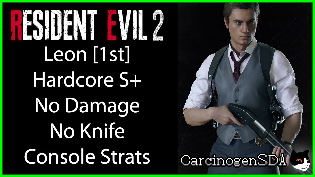 Resident Evil 2 Remake : Hardcore, Leon, S+ Rank, How to dodge Mr. X, No Save, No Damage, Part 6 #residentevil #residentevil2remake # residentevil2