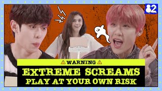 (CC) 💥 K-pop idols forgot they're idols because of THIS GAME (earplugs needed) 💥 | Scream or Lose