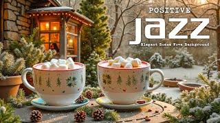 Download lagu Positive Winter Jazz ☕ Elegant Bossa Nova Instrumental Background for Happy Moods, Work & Study