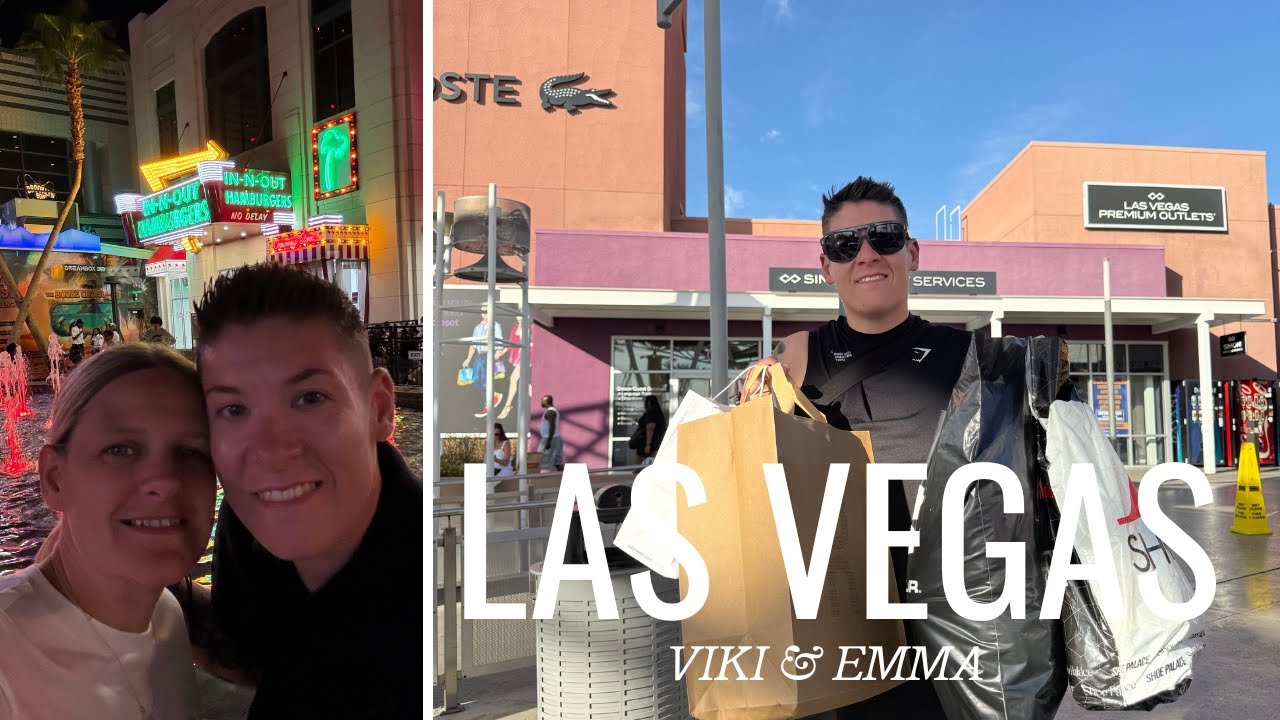 LAS VEGAS | Park MGM | Premium Outlets | In N Out Burger | Walking the Strip | Gambling in Vegas