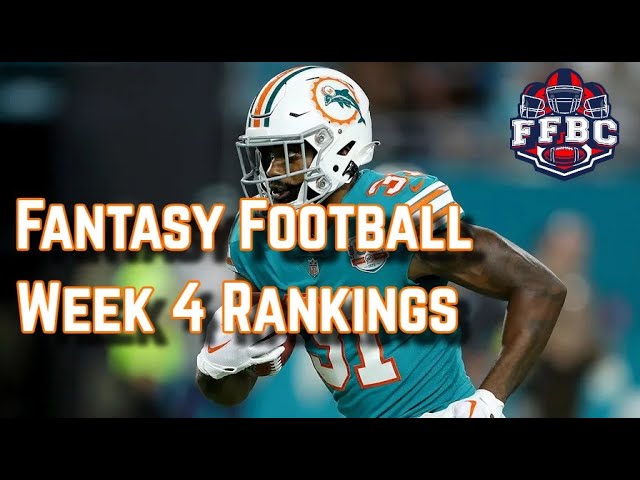 ff week 4 rankings