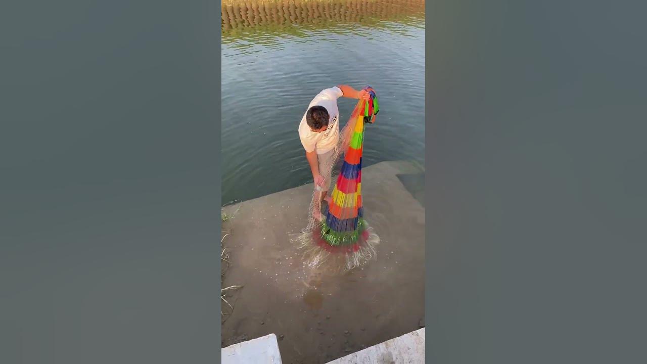 how to throw a cast net, Catch many fish in the River 9 how to throw a cast net, Catch many fish in the River 9