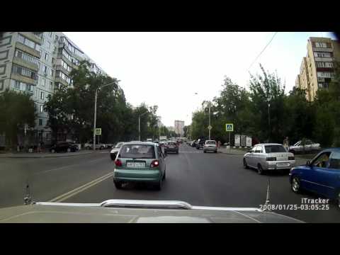 Нарушение ПДД велосипедистом.
