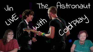 Jin with Coldplay Live The Astronaut