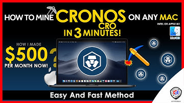 How To Mine Cronos On Any MAC | Intel or M1 | Crypto.com | Fast and Easy | Beginner Guide | CRO