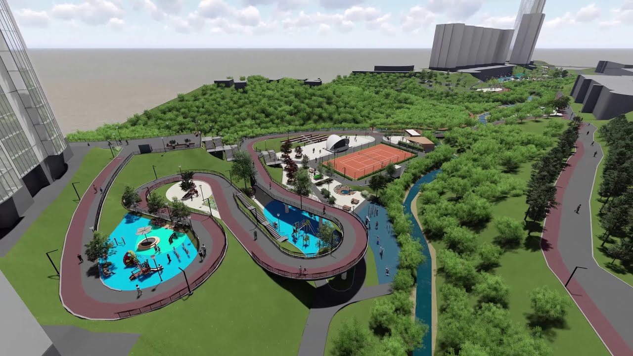 Парк в пойме реки каменка новосибирск проект