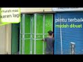 Pintu lipat -membuat pintu lipat dari 0 sanpai jadi