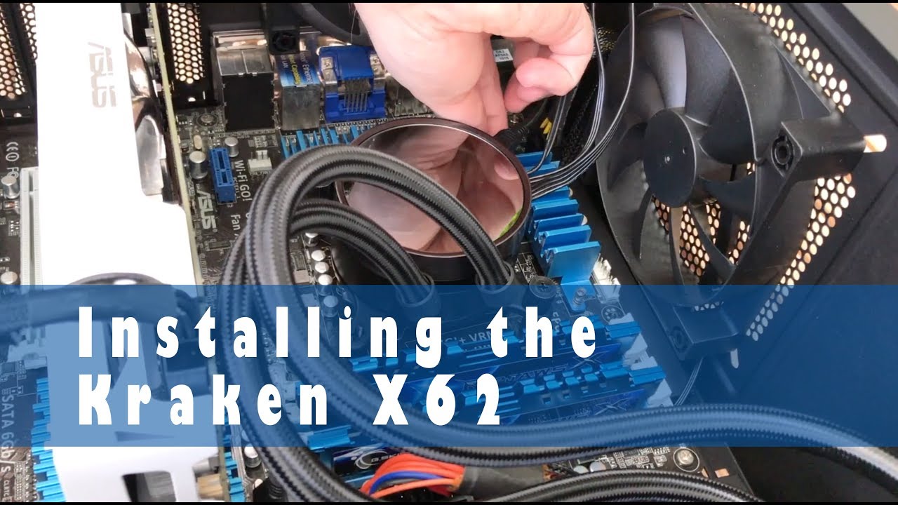 Installing The Nzxt Kraken X62 All In One Water Cooler In S340 Elite Case Youtube