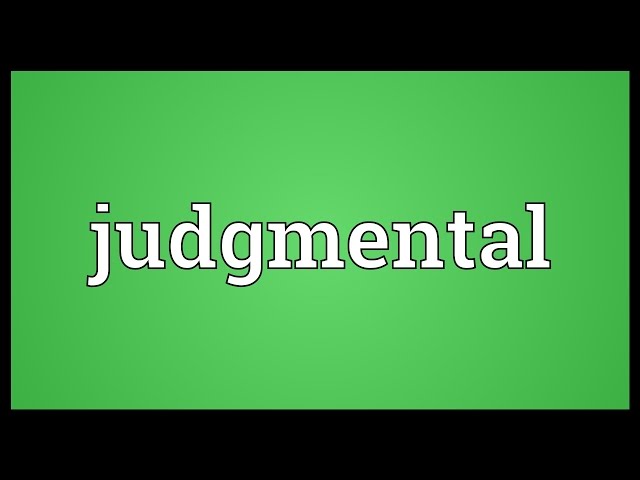 judgmental meaning youtube informal report writing example for students