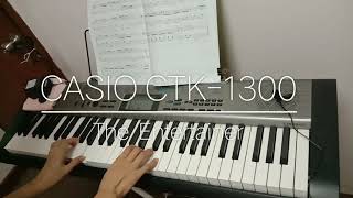 88 The Entertainer S.Joplin CASIO Song Book piano CTK1300 Resimi