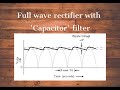 Full Wave Rectifier  with Capacitor  filter | Easy Explanation | Electronics | Engineering