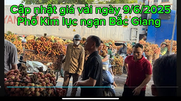 Cập nhật giá vải tại phố Kim xã Phượng sơn lục ngạn Bắc Giang ngày 9/6/2025